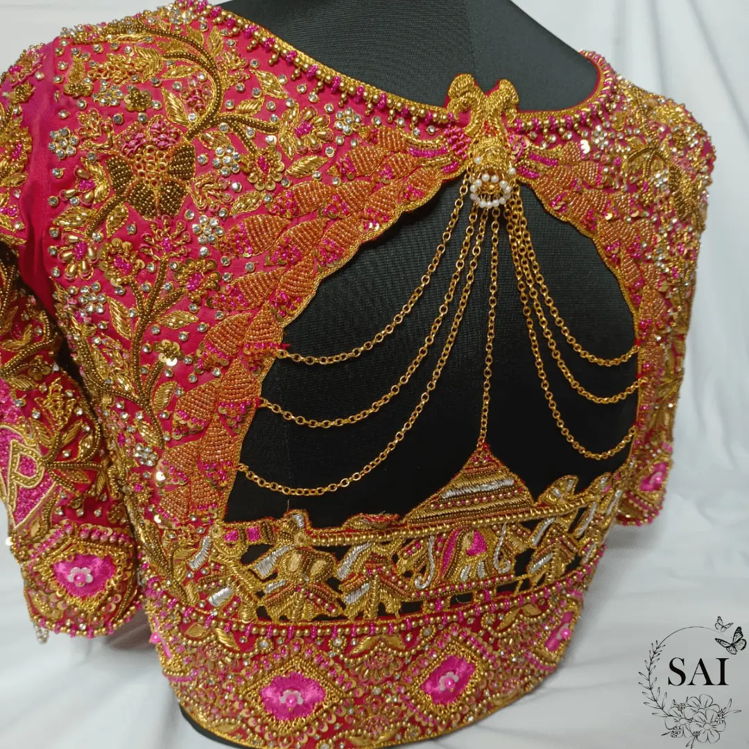 Intricate Aari Work Design 3
